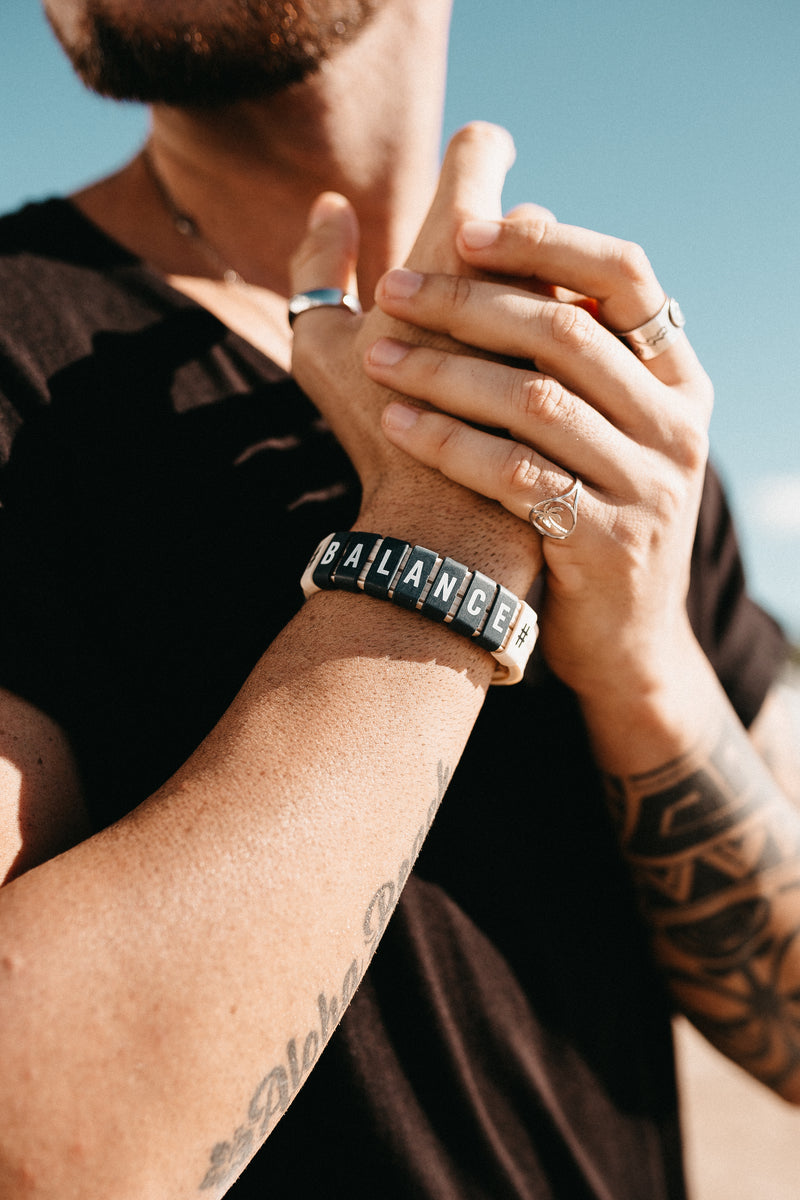 Personalized Black Ivory Bracelet Hashtag Bracelet ® Hashtag Bracelets